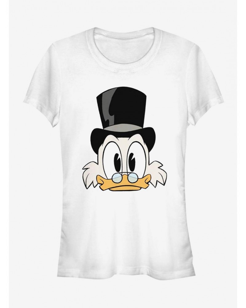 Disney DuckTales Scrooge Big Face Girls T-Shirt $8.72 T-Shirts