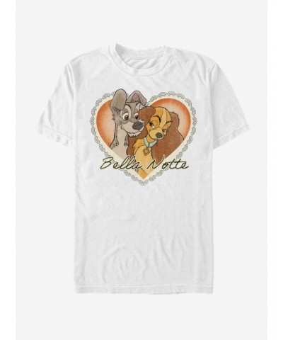 Disney Lady And The Tramp Vintage Bella Notte T-Shirt $9.32 T-Shirts