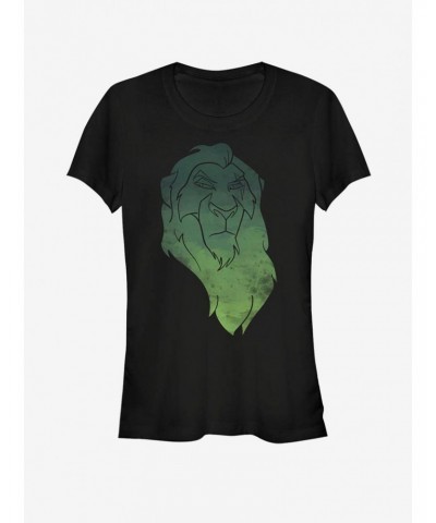 Disney The Lion King Watercolor Scar Girls T-Shirt $9.96 T-Shirts