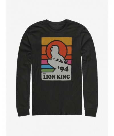 Disney The Lion King 2019 Vintage Rainbow Long-Sleeve T-Shirt $13.82 T-Shirts