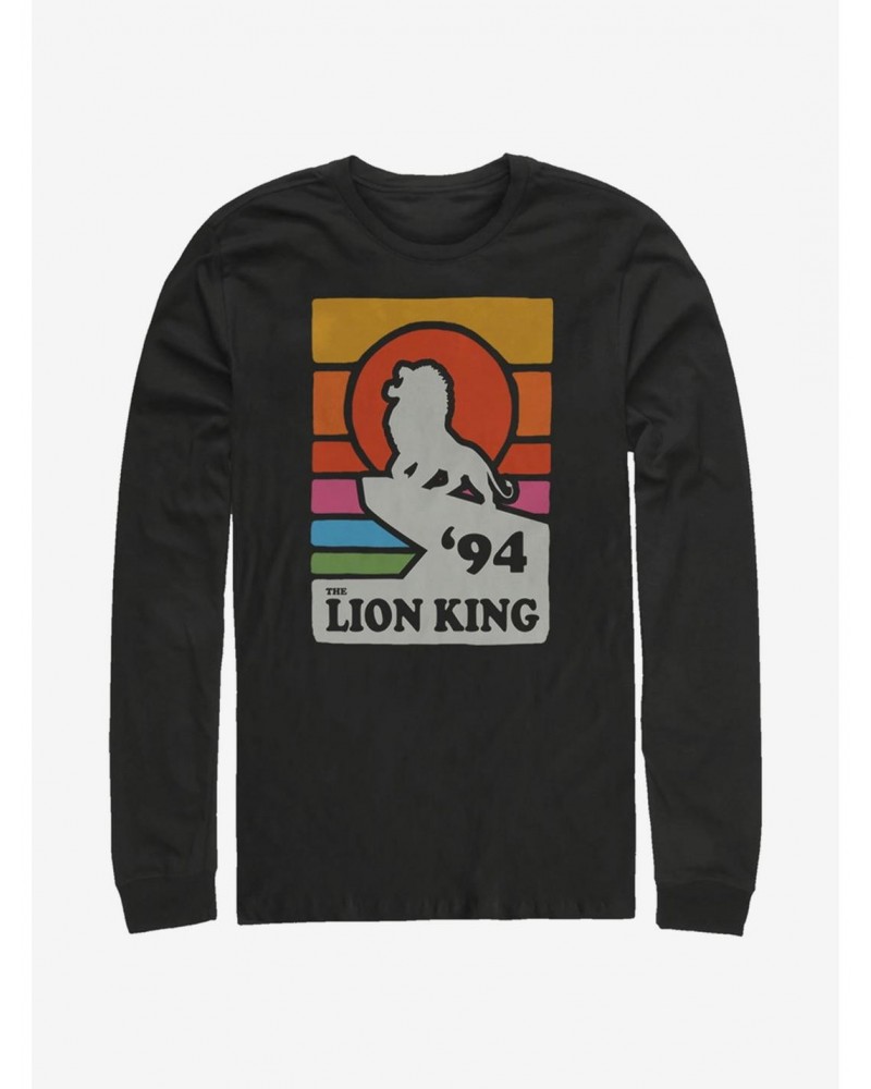 Disney The Lion King 2019 Vintage Rainbow Long-Sleeve T-Shirt $13.82 T-Shirts