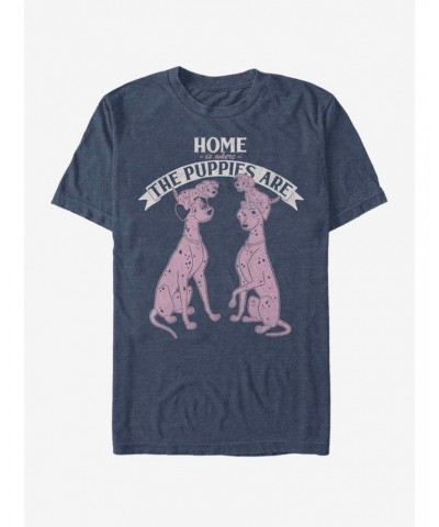 Disney 101 Dalmatians Home Sweet Dogs T-Shirt $9.08 T-Shirts