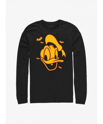 Disney Donald Duck Halloween Bats Long-Sleeve T-Shirt $16.12 T-Shirts