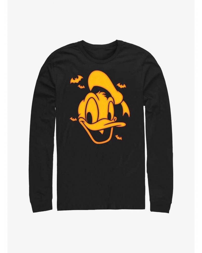 Disney Donald Duck Halloween Bats Long-Sleeve T-Shirt $16.12 T-Shirts