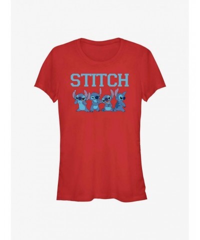 Dsny Lilo Stch The Stitches Happy Stitch Girls T-Shirt $7.97 T-Shirts