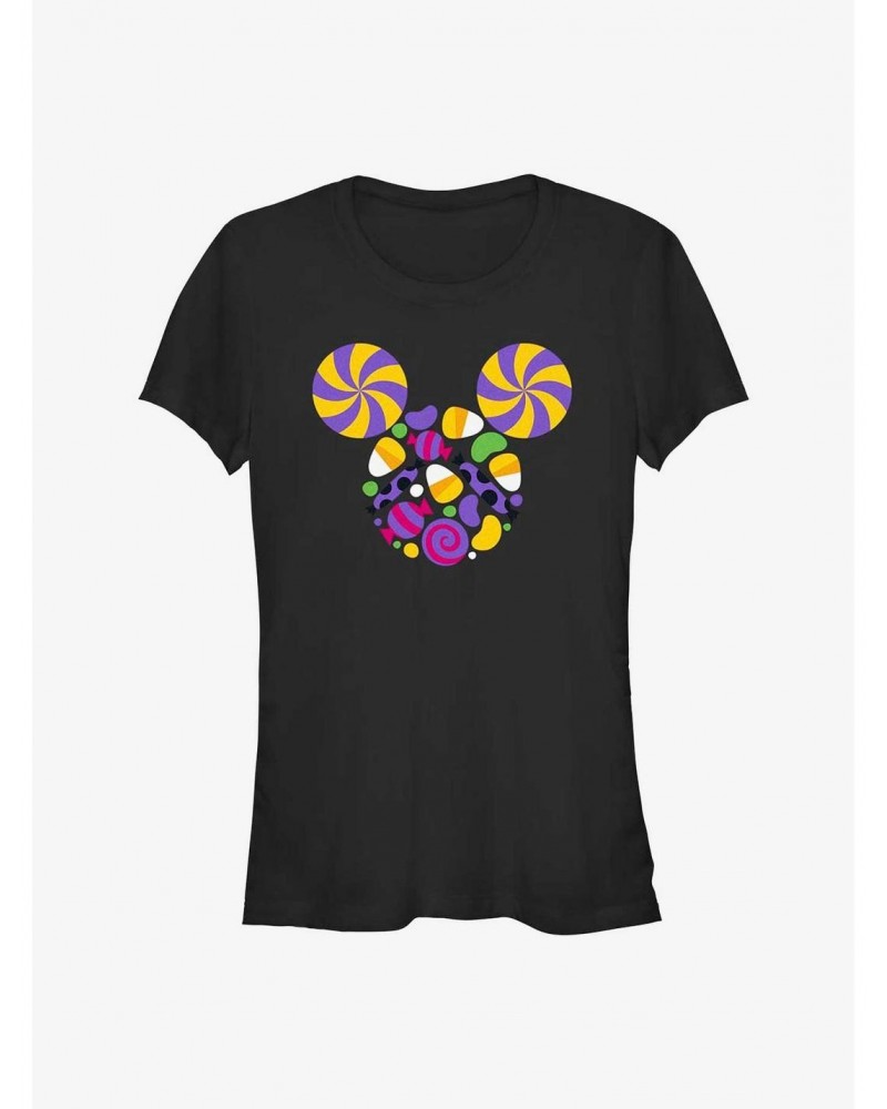 Disney Mickey Mouse Candy Head Girls T-Shirt $10.21 T-Shirts