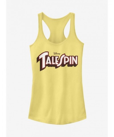 Disney TaleSpin Logo Spin Girls Tank $10.96 Tanks