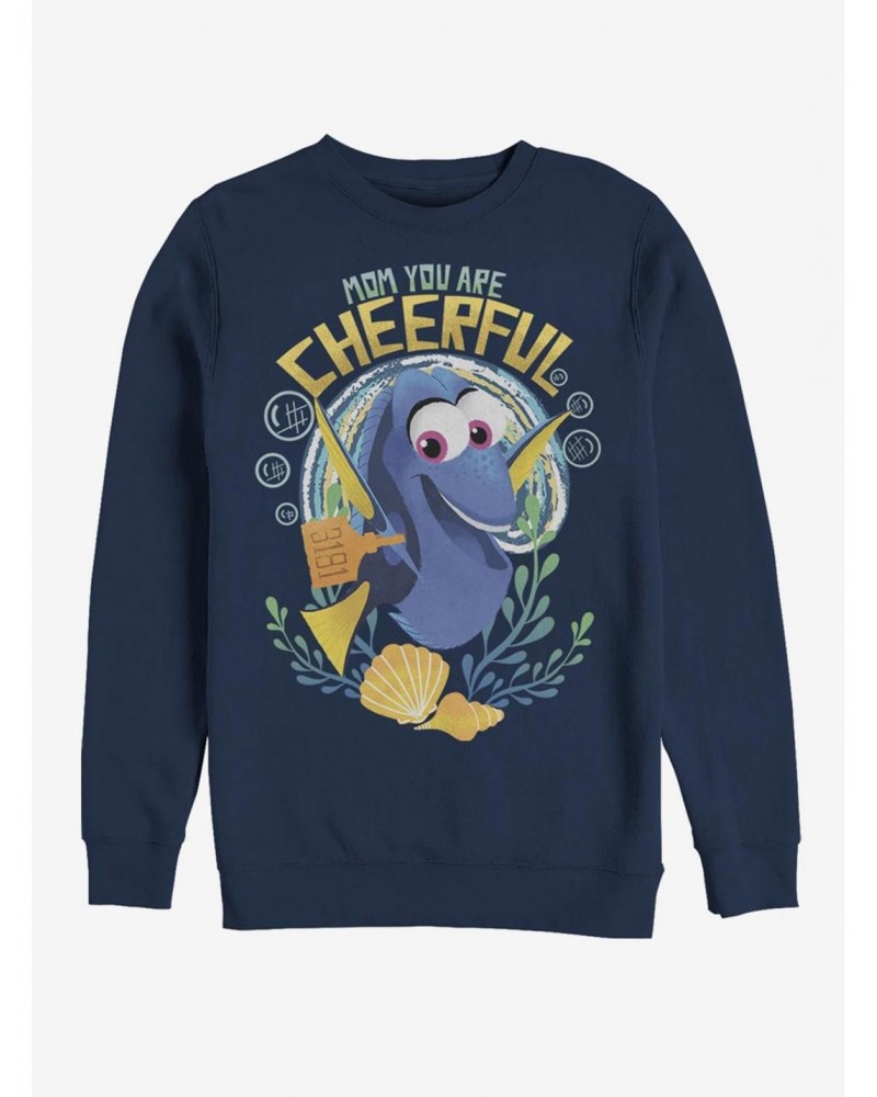 Disney Pixar Finding Dory Cheerful Mom Crew Sweatshirt $15.13 Sweatshirts