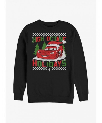 Disney Pixar Cars High Octane Holidays Crew Sweatshirt $14.02 Sweatshirts