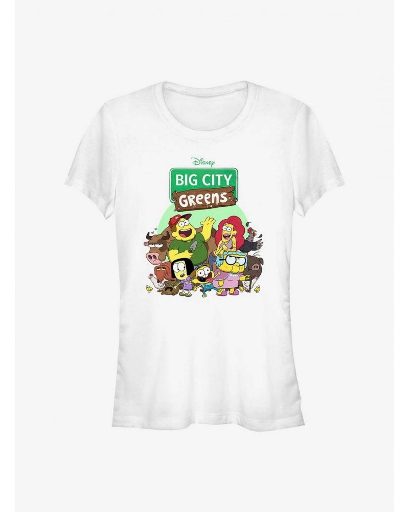 Disney's Big City Greens Group Shot Girls T-Shirt $10.21 T-Shirts
