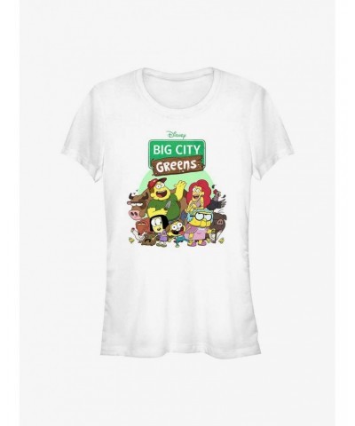 Disney's Big City Greens Group Shot Girls T-Shirt $10.21 T-Shirts