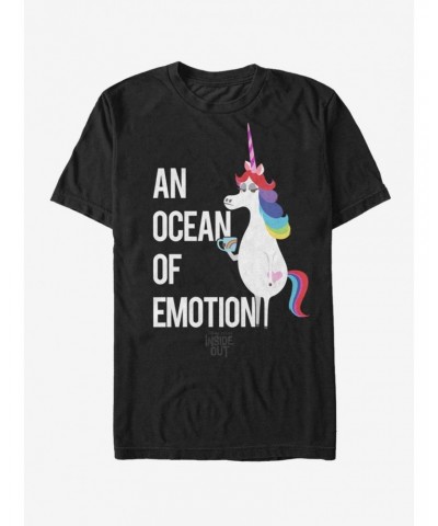 Disney Pixar Inside Out Rainbow Unicorn Ocean of Emotion T-Shirt $7.89 T-Shirts
