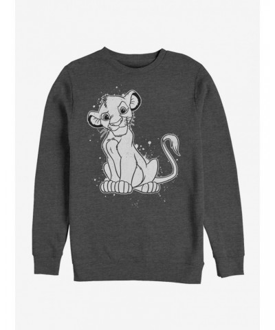 Disney The Lion King Simba Splatter Sweatshirt $16.61 Sweatshirts