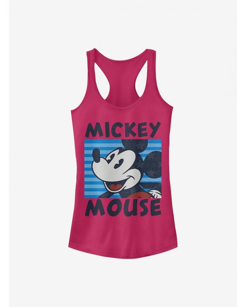 Disney Mickey Mouse Mickey's Stripes Girls Tank $8.72 Tanks