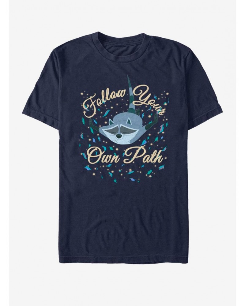 Disney Pocahontas Meeko Falling T-Shirt $11.47 T-Shirts