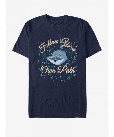 Disney Pocahontas Meeko Falling T-Shirt $11.47 T-Shirts