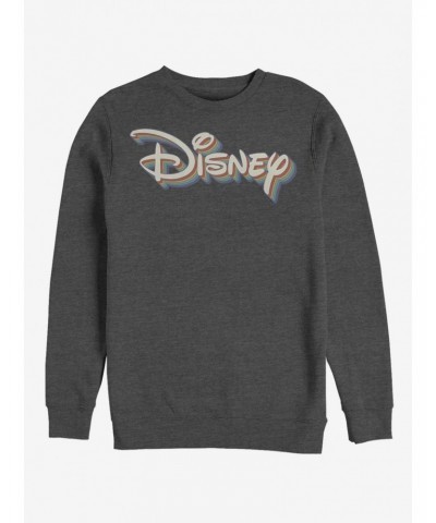 Disney Channel Disney Retro Rainbow Crew Sweatshirt $14.39 Sweatshirts