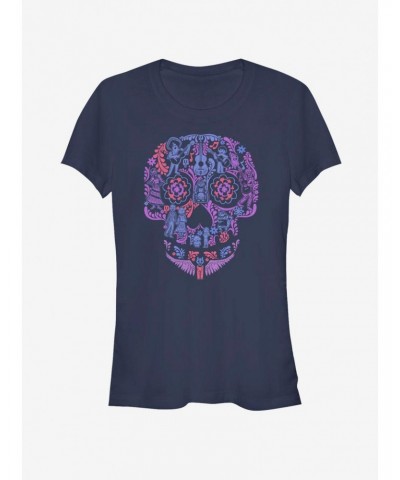 Disney Pixar Coco Skull Girls T-Shirt $9.21 T-Shirts