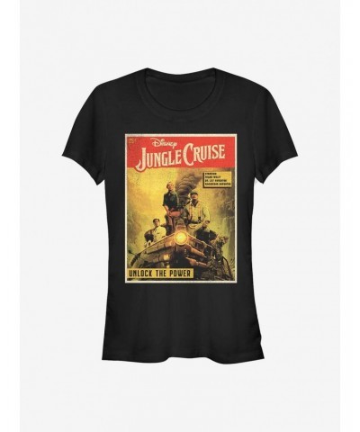Disney Jungle Cruise Jungle Comic Cover Girls T-Shirt $7.72 T-Shirts