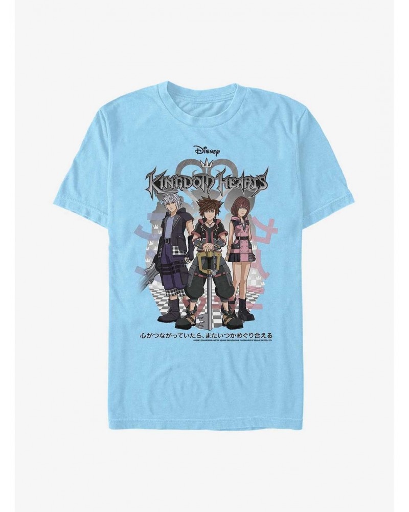 Kingdom Hearts Riku, Sora, and Kairi Group T-Shirt $11.47 T-Shirts
