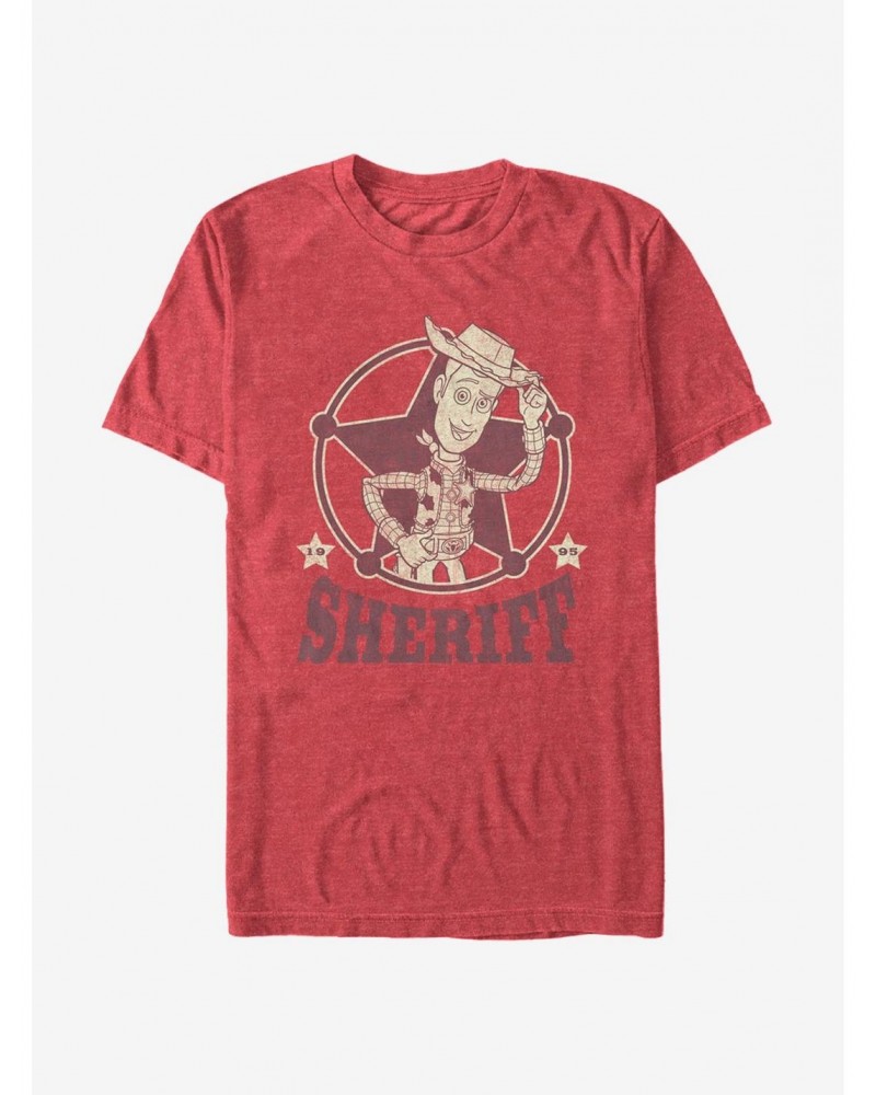 Toy Story Woody Sheriff Badge T-Shirt $8.72 T-Shirts