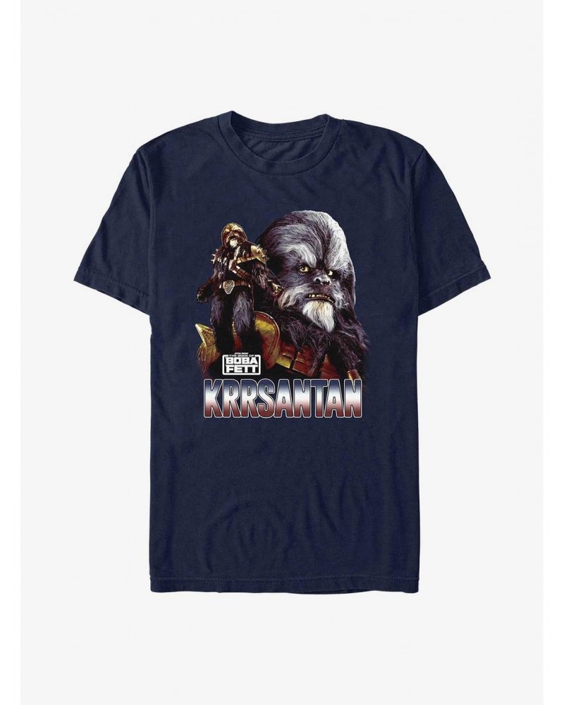 Star Wars The Book Of Boba Fett Double Krrsantan T-Shirt $10.99 T-Shirts