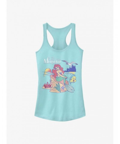 Disney The Little Mermaid Seaside Besties Logo Girls Tank $12.45 Tanks