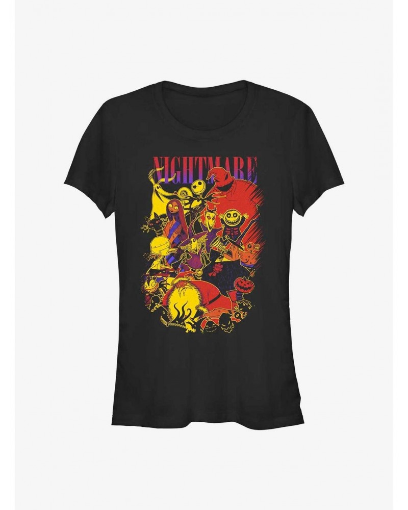 Disney The Nightmare Before Christmas Spook Squad Girls T-Shirt $8.72 T-Shirts