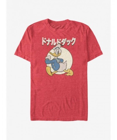 Disney Donald Duck Japanese Text T-Shirt $11.71 T-Shirts