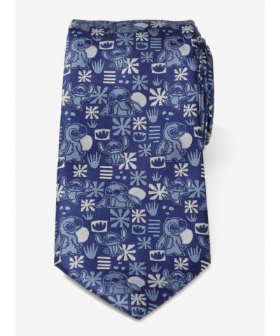 Disney Lilo & Stitch Blue Tropical Men's Tie $6.57 Ties