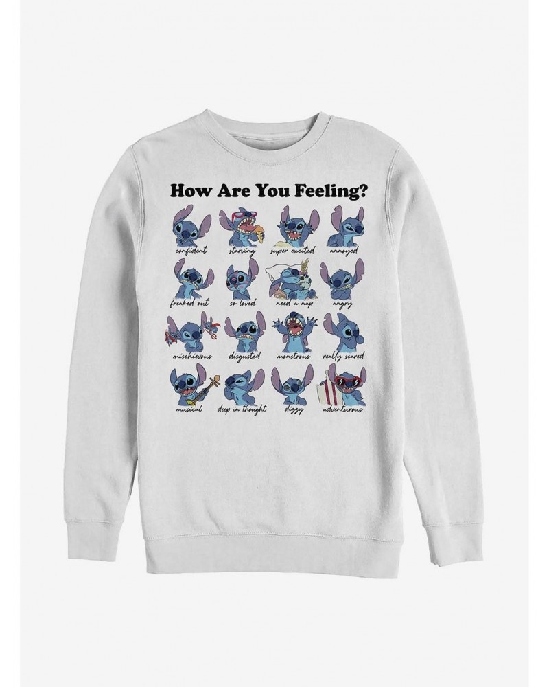Disney Lilo & Stitch Moods Crew Sweatshirt $15.87 Sweatshirts