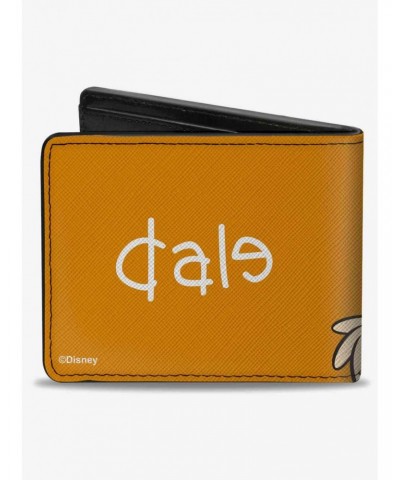Disney Chip and Dale Dale Face Close Up and Autograph Bifold Wallet $10.45 Wallets