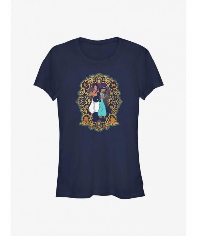 Disney Aladdin Duo Frame Girls T-Shirt $11.70 T-Shirts
