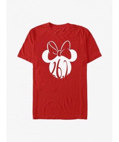 Disney Minnie Mouse 26.2 Marathon Ears T-Shirt $10.76 T-Shirts