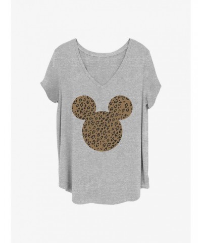 Disney Mickey Mouse Cheetah Mouse Girls T-Shirt Plus Size $9.83 T-Shirts