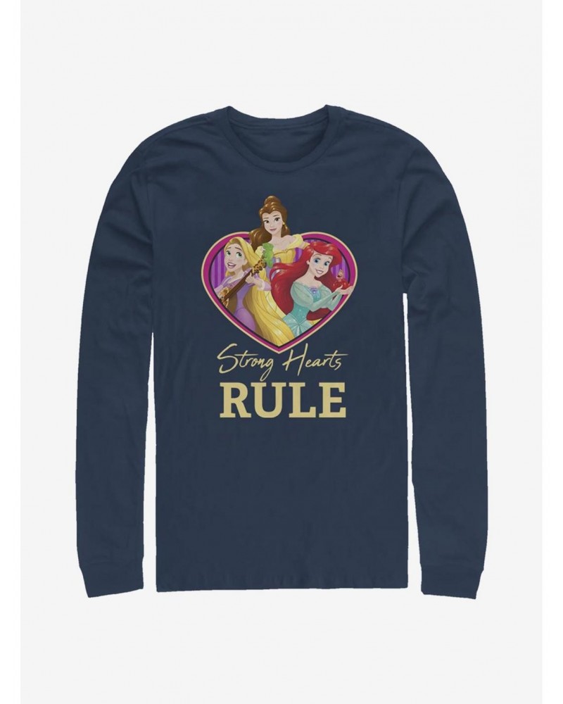 Disney Princess Strong Hearts Rule Long-Sleeve T-Shirt $12.50 T-Shirts