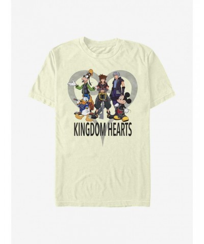 Disney Kingdom Hearts Heart Frame T-Shirt $9.32 T-Shirts