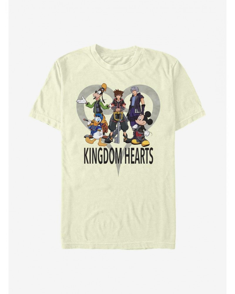 Disney Kingdom Hearts Heart Frame T-Shirt $9.32 T-Shirts