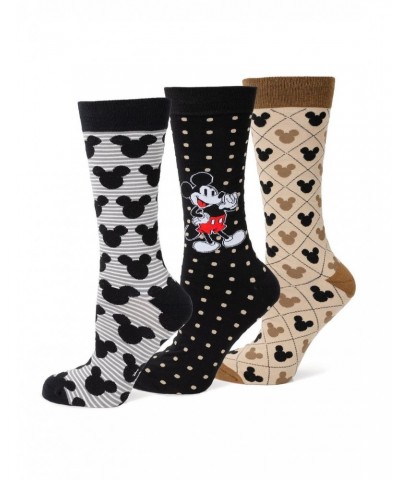 Disney Mickey Mouse Patterned 3-Pair Socks $17.02 Socks