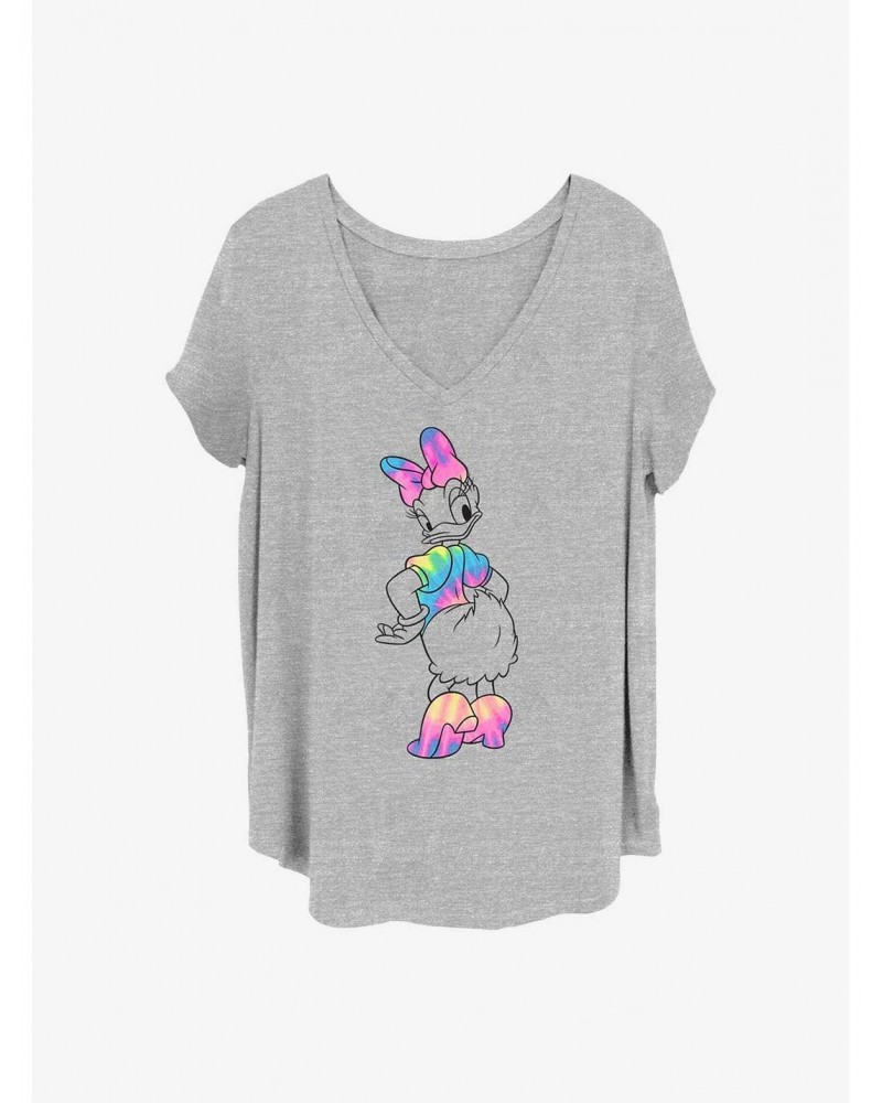 Disney Daisy Duck Daisy Dye Girls T-Shirt Plus Size $13.01 T-Shirts