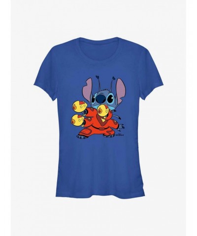 Disney Lilo & Stitch Stick 'Em Up Girls T-Shirt $7.72 T-Shirts