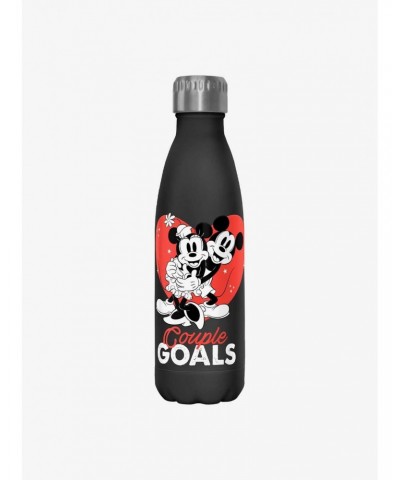 Disney Mickey Mouse Mickey and Minnie Couple Goals Water Bottle $9.46 Water Bottles