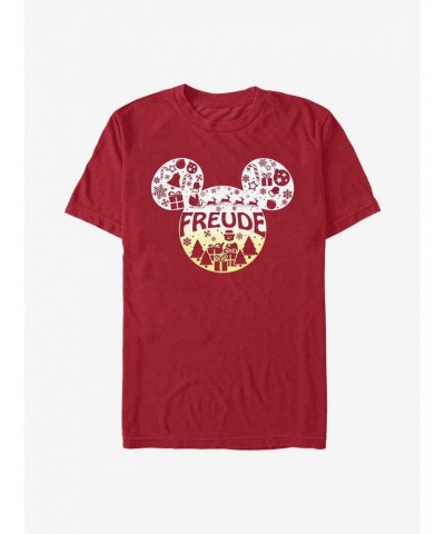 Disney Mickey Mouse Freude Joy in German Ears T-Shirt $9.32 T-Shirts