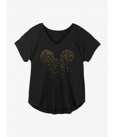 Disney Mickey Mouse Confetti Fill Girls Plus Size T-Shirt $8.96 T-Shirts