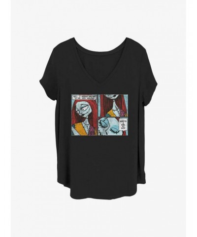 Disney The Nightmare Before Christmas Sally Comic Girls T-Shirt Plus Size $10.98 T-Shirts