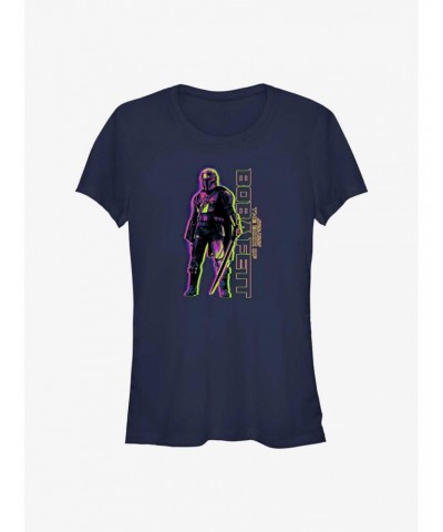 Star Wars The Book of Boba Fett Dark Saber Hero Girls T-Shirt $9.96 T-Shirts