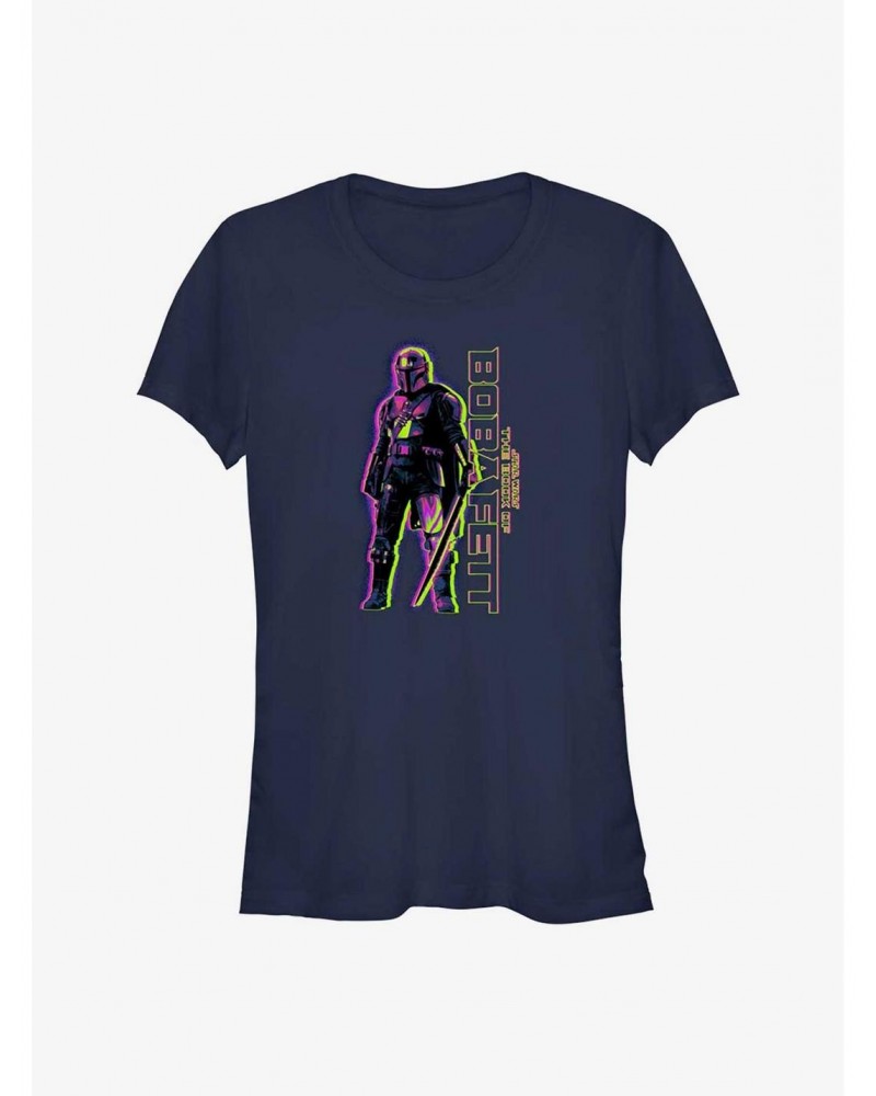 Star Wars The Book of Boba Fett Dark Saber Hero Girls T-Shirt $9.96 T-Shirts