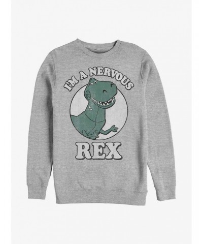 Disney Pixar Toy Story Nervous Rex Sweatshirt $18.45 Sweatshirts