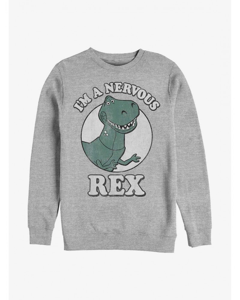 Disney Pixar Toy Story Nervous Rex Sweatshirt $18.45 Sweatshirts