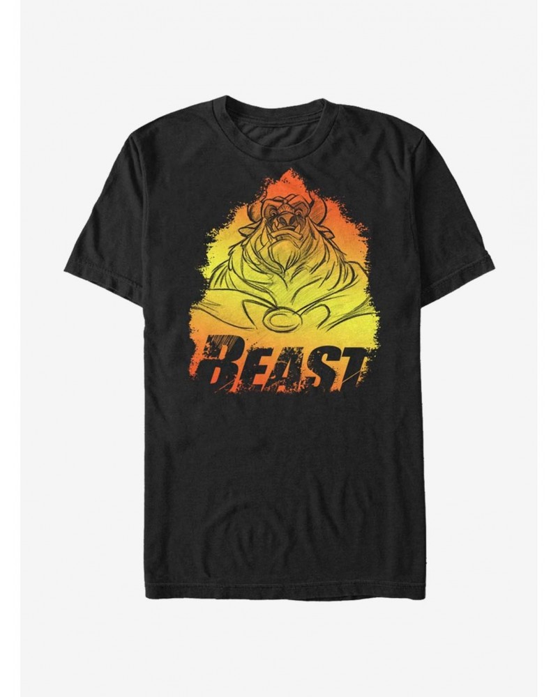 Disney Beauty and The Beast Flame T-Shirt $10.52 T-Shirts